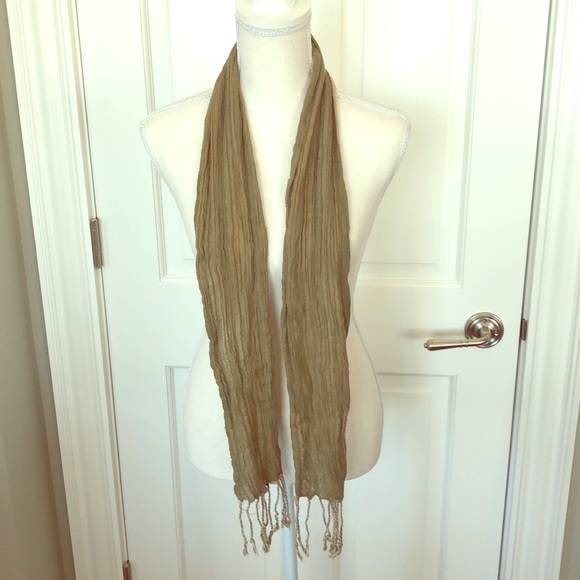 Scarf Olive and Khaki - Picture 2 of 3